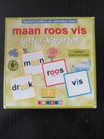 Maan Roos Vis Letter-kwartet, Ophalen of Verzenden, Gebruikt, Taal en Lezen