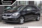 Honda Jazz 1.5 e:HEV Executive - Stuurverw. | Honda Sensing, Auto's, Honda, 4 cilinders, Leder en Stof, Zwart, Hybride Elektrisch/Benzine