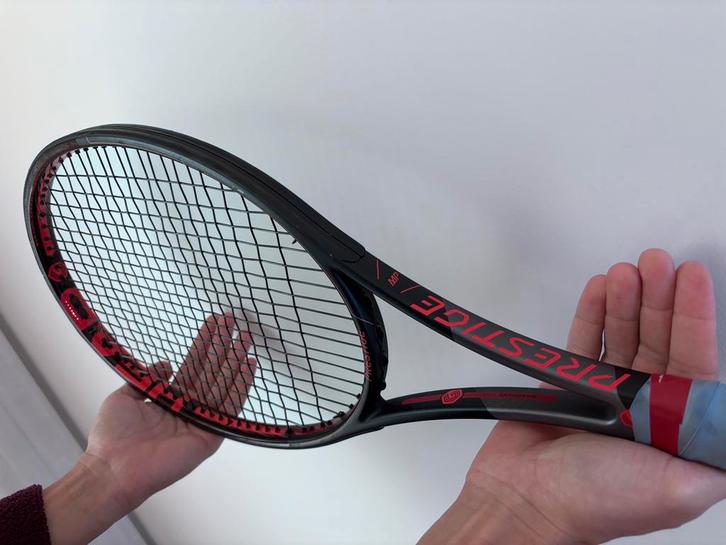 2x Head Prestige MP 320 gram - prima conditie!, Sport en Fitness, Tennis, Racket, Head, L3, Ophalen of Verzenden