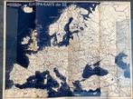 Europa kaart Deutsche Zeitung 1941, Antiek en Kunst, Curiosa en Brocante, Ophalen of Verzenden