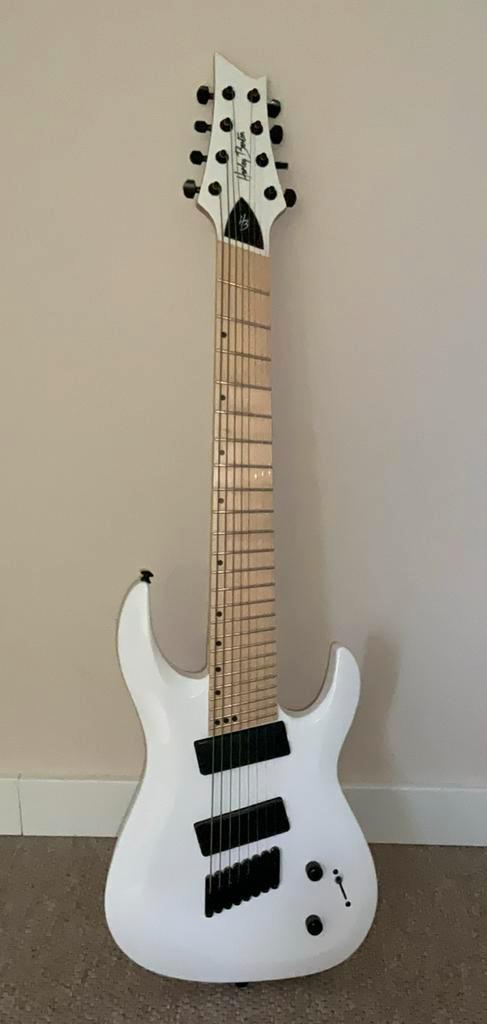 Harley Benton R-458MN WH MultiScale, Muziek en Instrumenten, Snaarinstrumenten | Gitaren | Elektrisch, Zo goed als nieuw, Overige merken