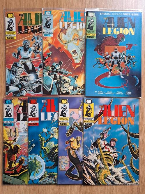 The Alien Legion nr 1 - 7, Epic/Marvel Comics, Boeken, Strips | Comics, Zo goed als nieuw, Meerdere comics, Amerika, Ophalen of Verzenden