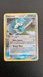 Pokemon ex delta species vaporeon holo 18/113, Ophalen of Verzenden, Gebruikt