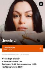 2 Tickets Jessie J Paradiso 8 oktober, Twee personen, Oktober