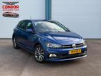 Volkswagen Polo 1.0 TSI 95pk 2019 R-Line, Voorwielaandrijving, Stof, Blauw, Bedrijf