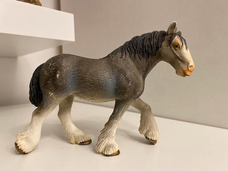 Schleich 13291 Clydesdale Merrie, Verzamelen, Dierenverzamelingen, Gebruikt, Paard, Ophalen of Verzenden