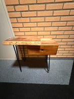 2x Acaciahouten nachtkasten, Huis en Inrichting, Slaapkamer | Nachtkastjes, Ophalen, Minder dan 45 cm, 55 tot 70 cm, Zo goed als nieuw