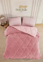 Dekbed, Dubbelzijdig, Roze, Wasbaar, incl. Kussensloop, Eenpersoons, ., De Linde Home, Nieuw