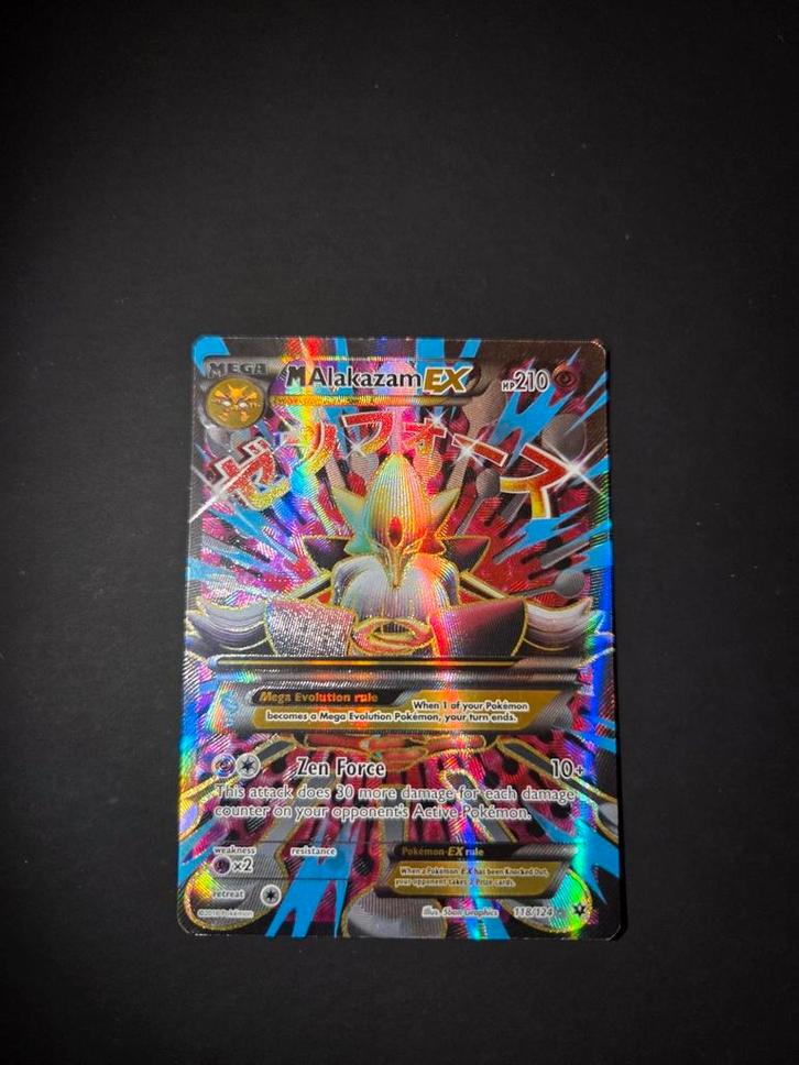 Mega Alakazam ex 118/124 Pokemon Fates Collide, Hobby en Vrije tijd, Verzamelkaartspellen | Pokémon, Zo goed als nieuw, Booster