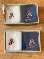 4 Vintage Winkler dameszakdoekjes tennisrackets - nieuw, Antiek en Kunst, Ophalen of Verzenden