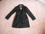 Mooie halflange trenchcoat tussenjas Fuchs Schmitt mt 40, Maat 38/40 (M), Zwart, Ophalen of Verzenden, Zo goed als nieuw