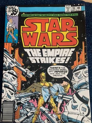 2 canvassen met StarWars comic prints beschikbaar voor biedingen