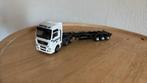 HERPA MAN. SAMSKIP TRUCK MET OPLEGGER. HO 1:87, Ophalen of Verzenden, Zo goed als nieuw