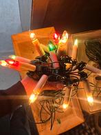 Gekleurde en wit kerstverlichting kerst kaarsjes kerstboom, Diversen, Kerst, Ophalen of Verzenden, Zo goed als nieuw