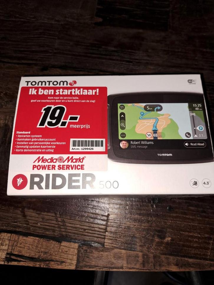TomTom Rider 500 Navigatiesysteem, Motoren, Accessoires | Navigatiesystemen, Zo goed als nieuw, Ophalen of Verzenden