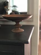 Houten schaaltje op voet sober landelijk, Ophalen of Verzenden
