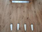 Mooie lamp 4 kegels van melkglas, Huis en Inrichting, Ophalen of Verzenden, Zo goed als nieuw