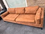 Cognac bankstel 250cm, Huis en Inrichting, Banken | Bankstellen, Ophalen, Gebruikt, Driepersoons, 75 tot 100 cm