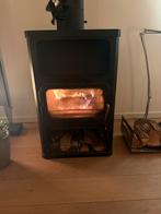 Faber houtkachel inclusief eikenhout, Huis en Inrichting, Kachels, Houtkachel, Ophalen of Verzenden, Zo goed als nieuw, Vrijstaand