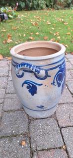 Authentieke Keulse Pot - Bloempot, Gebruikt, Rond, Aardewerk, Tuin