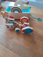 Fisher Price Houten Trekkar met Dieren, Kinderen en Baby's, Speelgoed | Fisher-Price, Ophalen of Verzenden, Gebruikt, Speelset