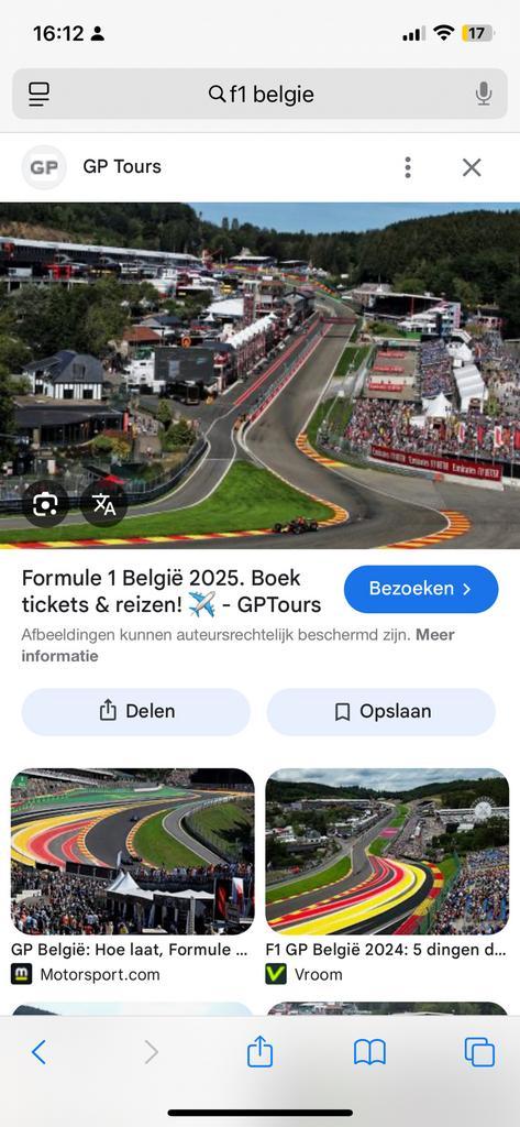 Kaartjes gezocht f1 spa, Tickets en Kaartjes, Sport | Overige, Drie personen of meer