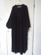 Prachtige Lange Dubai Jurk Abaya Farasha maat XXL-XXXL, Verzenden, Zo goed als nieuw, Zwart, Jurk