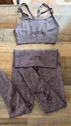 Myprotein naadloze sportset - Portrood Maat S, Kleding | Dames, Paars, Ophalen of Verzenden, Fitness of Aerobics, Maat 36 (S)