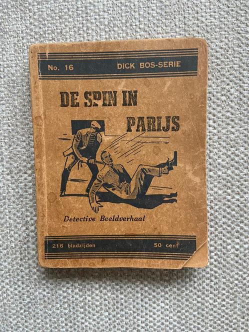 Dick Bos De spin in Parijs, Boeken, Stripboeken, Gelezen, Eén stripboek, Ophalen of Verzenden