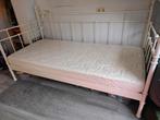 Eenpersoonsbed met spijlen, Huis en Inrichting, Ophalen, Gebruikt, 90 cm, Eenpersoons