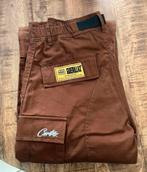 Corteiz Cargo Broek Bruin, Bruin, Maat 48/50 (M), Ophalen of Verzenden, Zo goed als nieuw