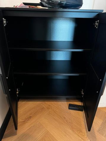Schoenen kast + dressoir kast zwart beschikbaar voor biedingen