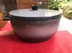 t.k.Emelco Sweden braadpan gietijzer model 753 28cm INDUCTIE, Ophalen, Zo goed als nieuw, Gietijzer, Koekenpan of Braadpan