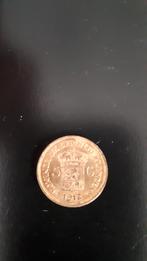 Valse gouden Nederlandse 5 gulden munt uit 1912, Ophalen of Verzenden, Koningin Wilhelmina, 5 gulden, Losse munt