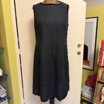 Laura Ashley zwart linnen jurk Mt 42 IZGS!, Kleding | Dames, Jurken, Verzenden, Zwart, Maat 42/44 (L), Zo goed als nieuw