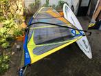 Windsurfset:  plank, carbon mast, alu giek en 5.4 zeil, Watersport en Boten, Complete set, 5 tot 7 m², Gebruikt, Ophalen