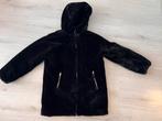 Zachte pluche winterjas met rits en capuchon (maat S), Kleding | Dames, Jassen | Winter, Ophalen, Zo goed als nieuw