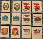 Vintage Heineken bieronderzetters – set van 12 (6 designs), Verzamelen, Biermerken, Ophalen of Verzenden, Heineken