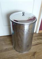 wasmand met deksel metaal met luchtgaatjes 60x35cm, Ophalen, Gebruikt, Overige kleuren, Overige typen