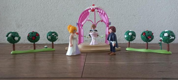 PLAYMOBIL Bruidspaviljoen met bruidspaar - 9229, Kinderen en Baby's, Speelgoed | Playmobil, Zo goed als nieuw, Complete set, Ophalen of Verzenden