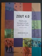 Methode burgerschap voor het mbo- ZOUT 4.0, Drs. K. Van der Laan MEd, Ophalen of Verzenden, Zo goed als nieuw, Nederlands
