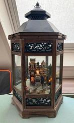 Lemax kerstdorp Victorian Christmas shop compleet windlicht, Diversen, Kerst, Ophalen, Zo goed als nieuw