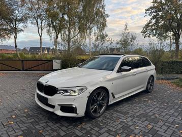 BMW M550 D xDrive Panorama HUD Trekhaak Leer 360view Leer !! beschikbaar voor biedingen
