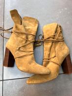 ZARA NIEUW ZONDER KAARTJE COGNAC BRUIN LEREN LAARZEN MAAT 41, Hoge laarzen, Bruin, Zara, Nieuw