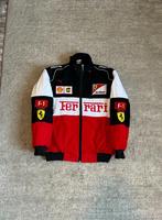 Ferrari F1 Jas, Formule 1 Bomber Jas, Geborduurd Ferrari Jas, Ferrari, Maat 42/44 (L), Nieuw, Ophalen of Verzenden
