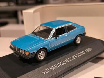 Volkswagen Scirocco 1980 - Blauw - 1:43 Whitebox beschikbaar voor biedingen