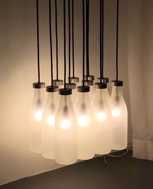 Milk Bottle, Tejo Remy, Droog Design, Melkflessen lamp,, Huis en Inrichting, Lampen | Hanglampen, Nieuw, Minder dan 50 cm, Ophalen of Verzenden