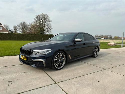 BMW M550d 400pk Xdrive Aut. 2018 Zwart Full Option 360 cam., Auto's, BMW, Particulier, 5-Serie, 360° camera, 4x4, ABS, Achteruitrijcamera