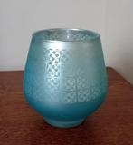 Decoratieve waxinelicht houder, Overige materialen, Gebruikt, Blauw, Ophalen of Verzenden