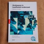Inge Bleijenbergh - Analyseren in kwalitatief onderzoek, Ophalen of Verzenden, Zo goed als nieuw, Inge Bleijenbergh; Hennie Boeije